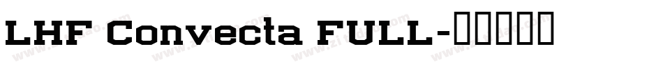 LHF Convecta FULL字体转换